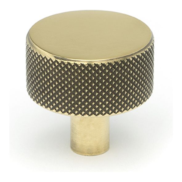46855 • 32mm • Aged Brass • From The Anvil Brompton Cabinet Knob [No rose]