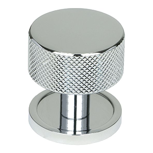 46858  32mm  Polished Chrome  From The Anvil Brompton Cabinet Knob [Plain]