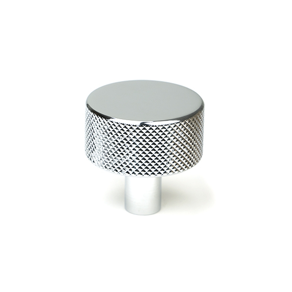 46859  32mm  Polished Chrome  From The Anvil Brompton Cabinet Knob [No rose]