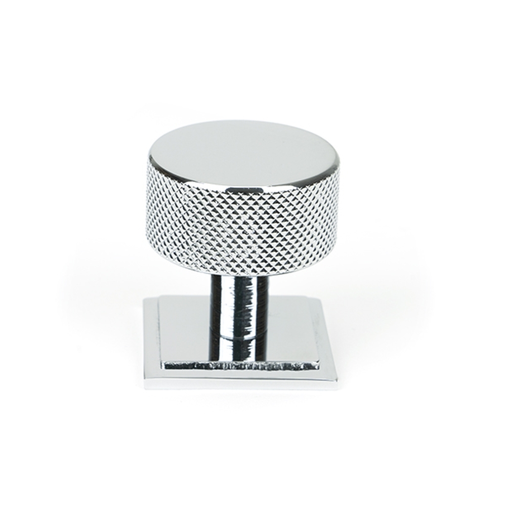 46861  32mm  Polished Chrome  From The Anvil Brompton Cabinet Knob [Square]