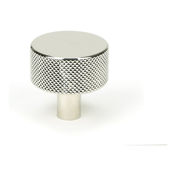 46863  32mm  Polished Nickel  From The Anvil Brompton Cabinet Knob [No rose]