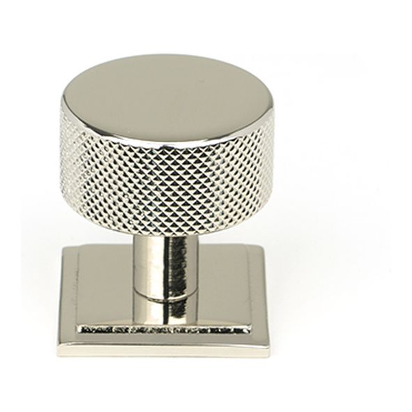 46865  32mm  Polished Nickel  From The Anvil Brompton Cabinet Knob [Square]