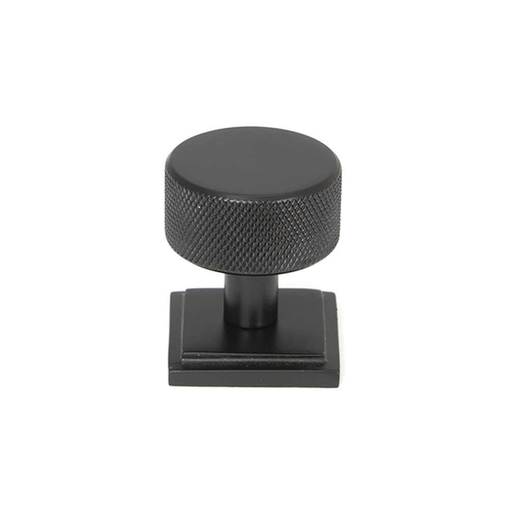 46869  32mm  Aged Bronze  From The Anvil Brompton Cabinet Knob [Square]