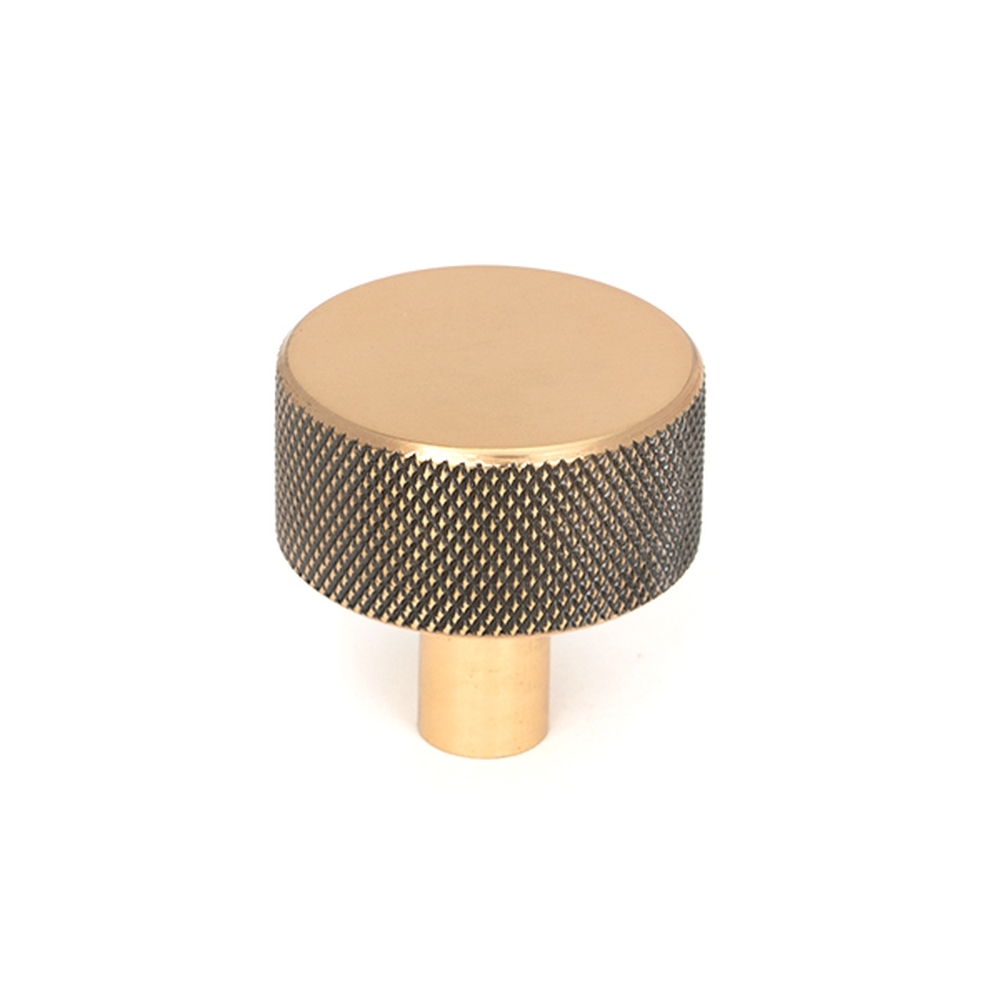 46871  32mm  Polished Bronze  From The Anvil Brompton Cabinet Knob [No rose]