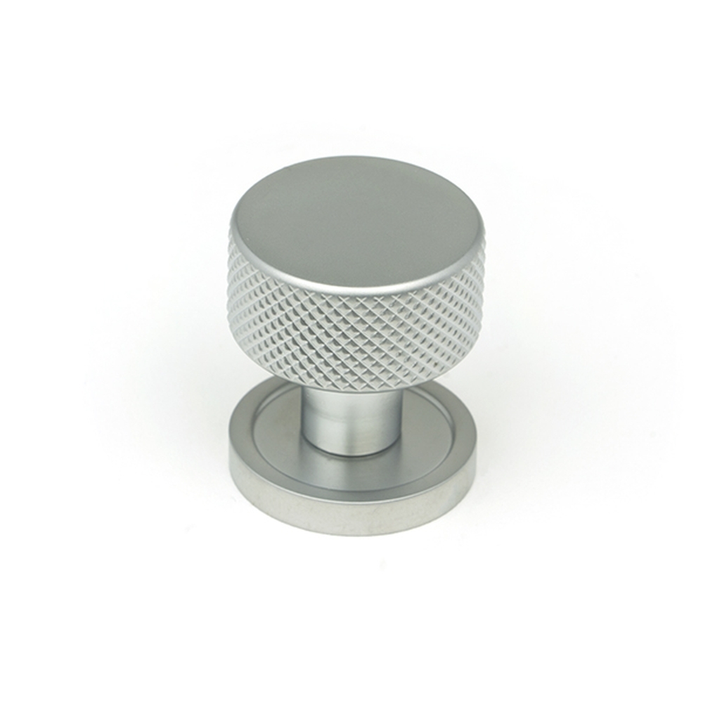 46876 • 25mm • Satin Chrome • From The Anvil Brompton Cabinet Knob [Plain]