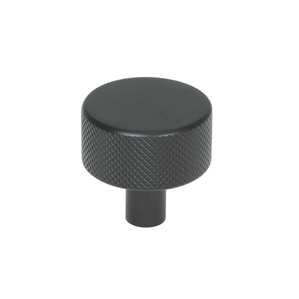 46879 • 32mm • Matt Black • From The Anvil Brompton Cabinet Knob [No rose]