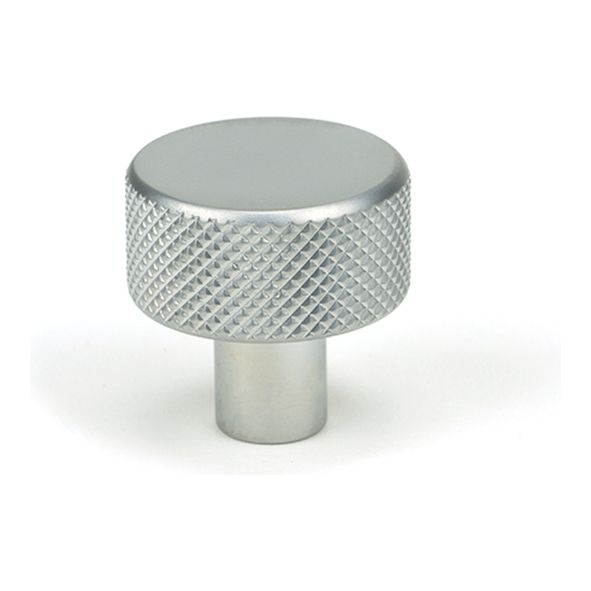 46880  25mm  Satin Chrome  From The Anvil Brompton Cabinet Knob [No rose]
