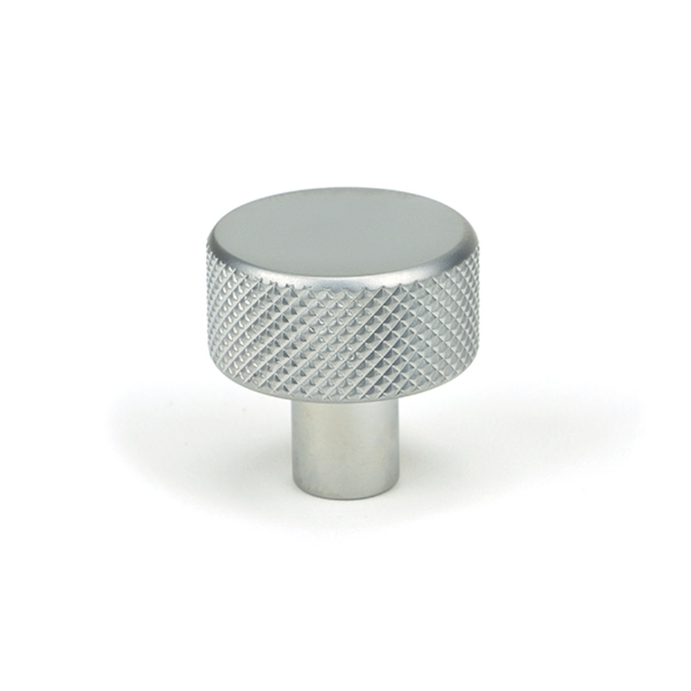 46880 • 25mm • Satin Chrome • From The Anvil Brompton Cabinet Knob [No rose]