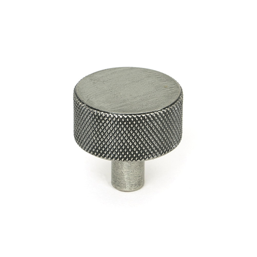 46883  32mm  Pewter Patina   From The Anvil Brompton Cabinet Knob [No rose]