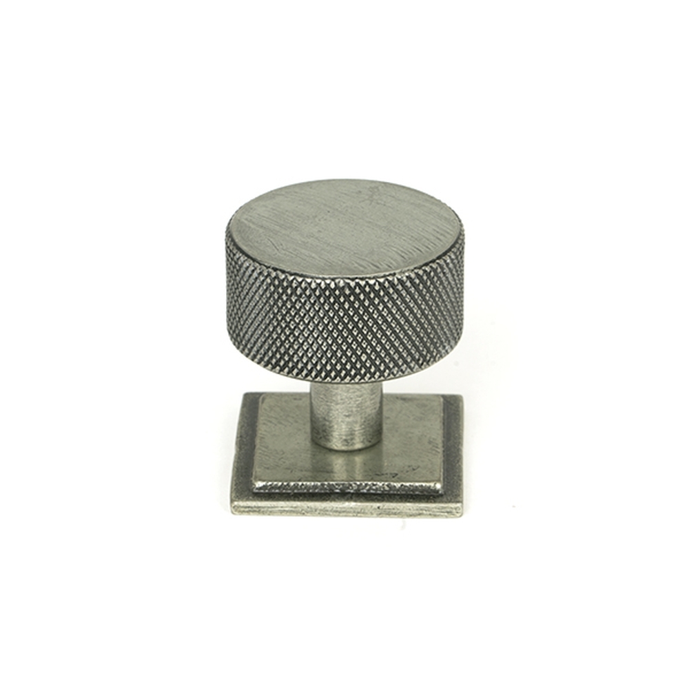 46885 • 32mm • Pewter Patina  • From The Anvil Brompton Cabinet Knob [Square]