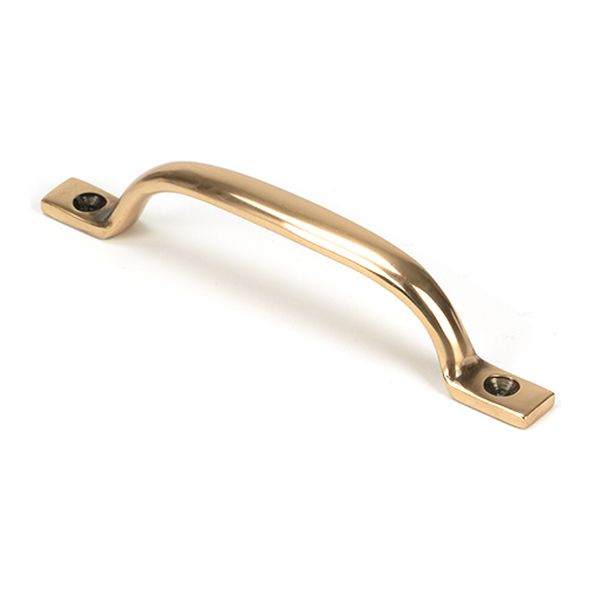 46958  130mm  Polished Bronze  From The Anvil Slim Sash Pull