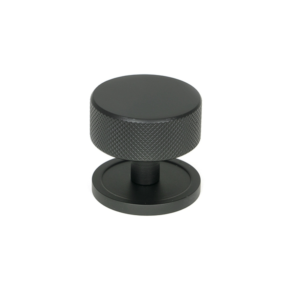 47084 • 38mm • Matt Black • From The Anvil Brompton Cabinet Knob [Plain]