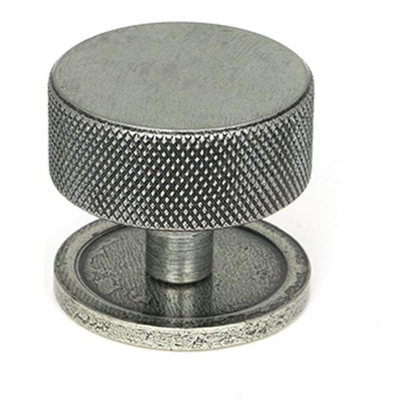 47088 • 38mm • Pewter Patina  • From The Anvil Brompton Cabinet Knob [Plain]
