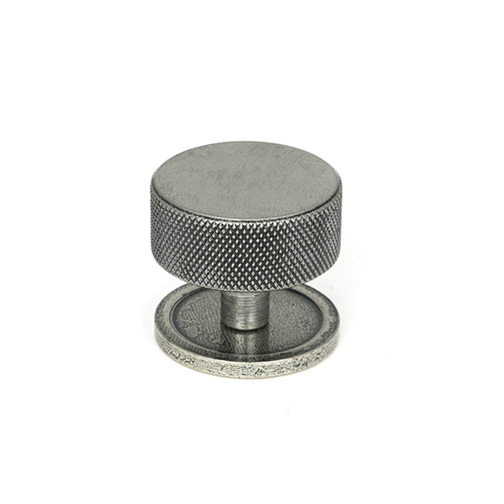 47088 • 38mm • Pewter Patina  • From The Anvil Brompton Cabinet Knob [Plain]