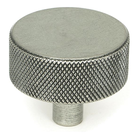 47089  38mm  Pewter Patina   From The Anvil Brompton Cabinet Knob [No rose]