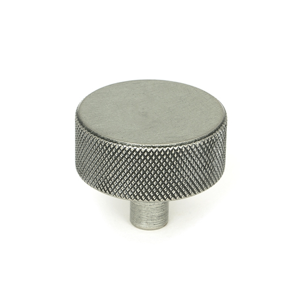 47089  38mm  Pewter Patina   From The Anvil Brompton Cabinet Knob [No rose]