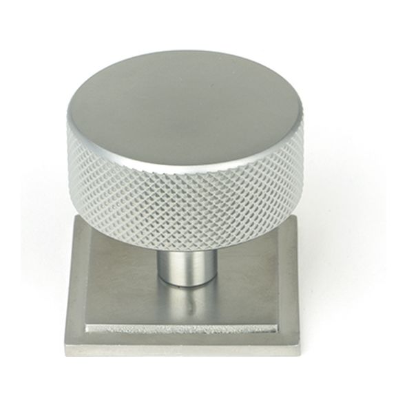 47094  38mm  Satin Chrome  From The Anvil Brompton Cabinet Knob [Square]