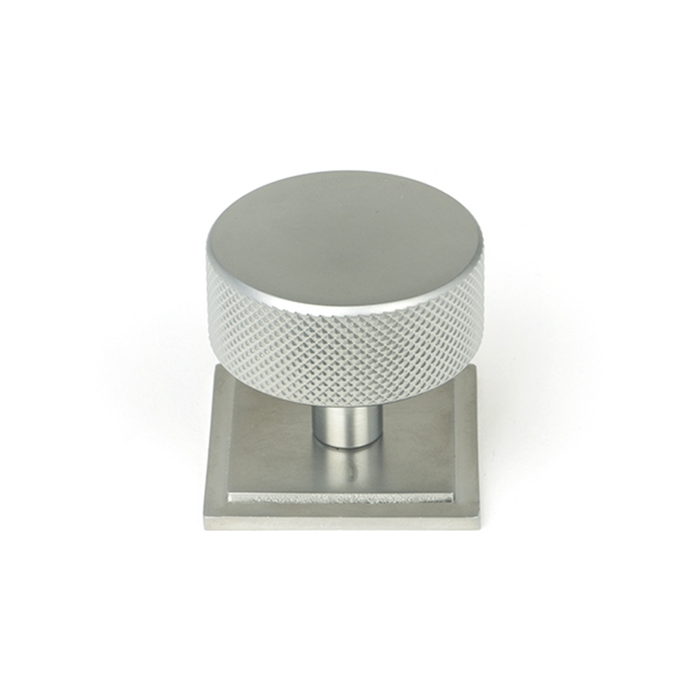 47094 • 38mm • Satin Chrome • From The Anvil Brompton Cabinet Knob [Square]