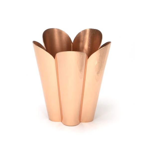 47120 • 132mm • Smooth Copper • From The Anvil Flora Plant Pot