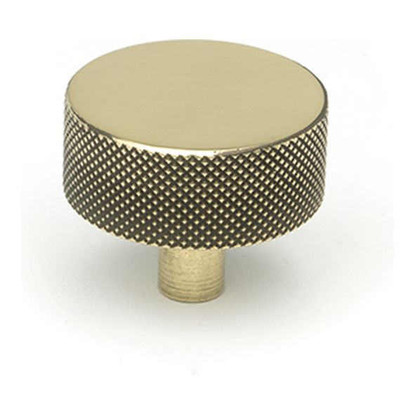 47138 • 38mm • Aged Brass • From The Anvil Brompton Cabinet Knob [No rose]