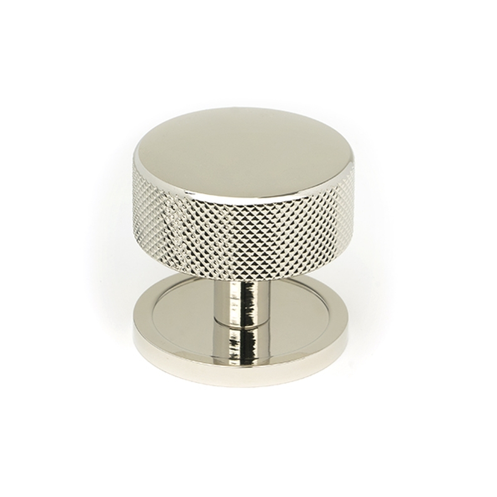 47145  38mm  Polished Nickel  From The Anvil Brompton Cabinet Knob [Plain]