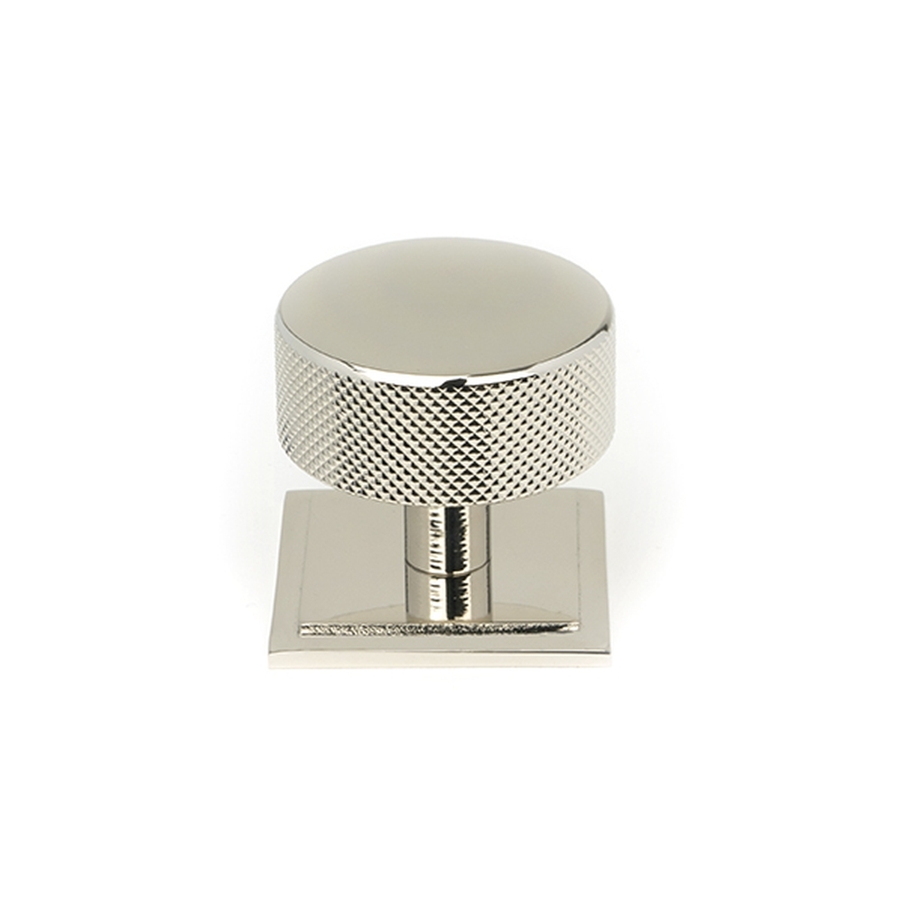 47148  38mm  Polished Nickel  From The Anvil Brompton Cabinet Knob [Square]