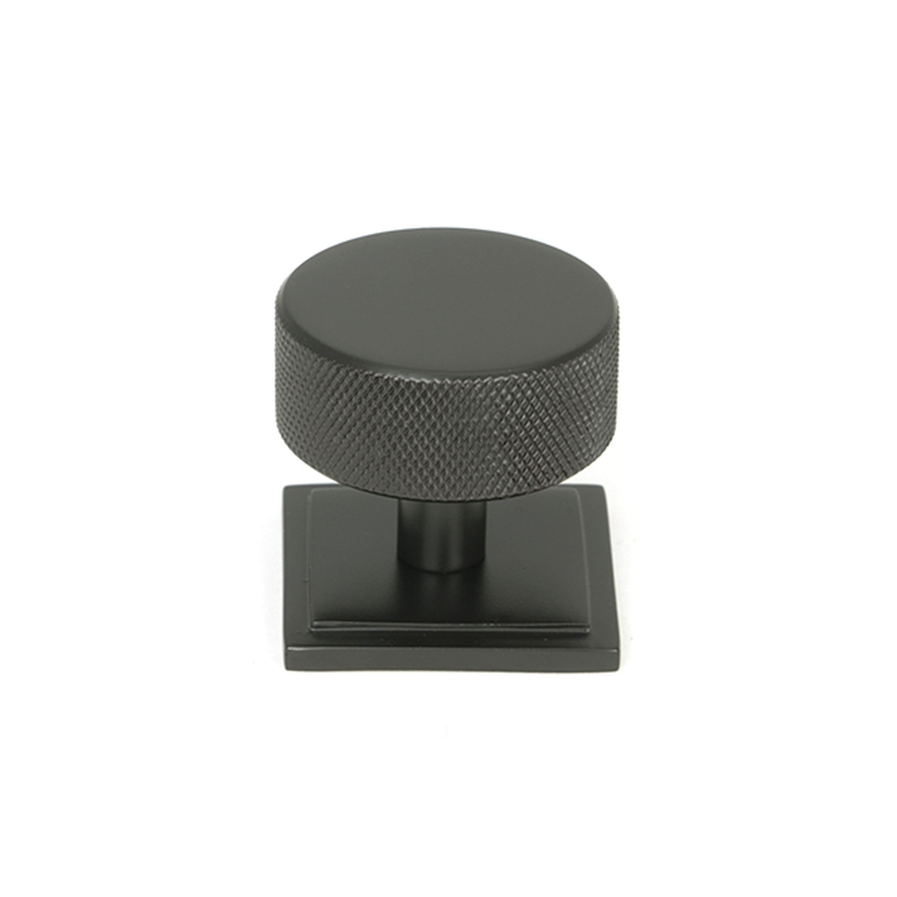 47152  38mm  Aged Bronze  From The Anvil Brompton Cabinet Knob [Square]