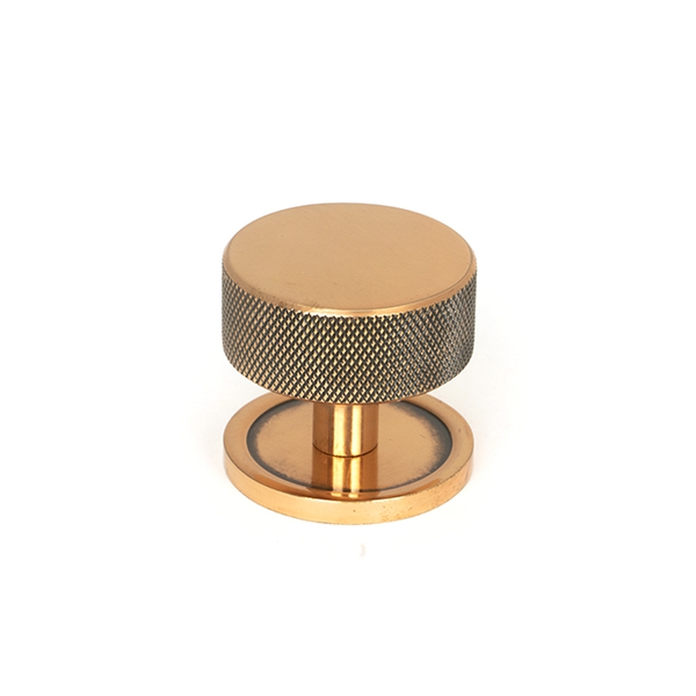 47153  38mm  Polished Bronze  From The Anvil Brompton Cabinet Knob [Plain]