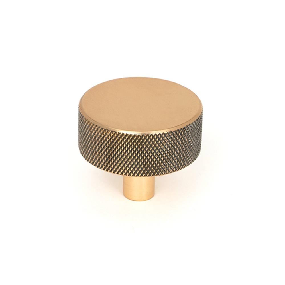 47154  38mm  Polished Bronze  From The Anvil Brompton Cabinet Knob [No rose]