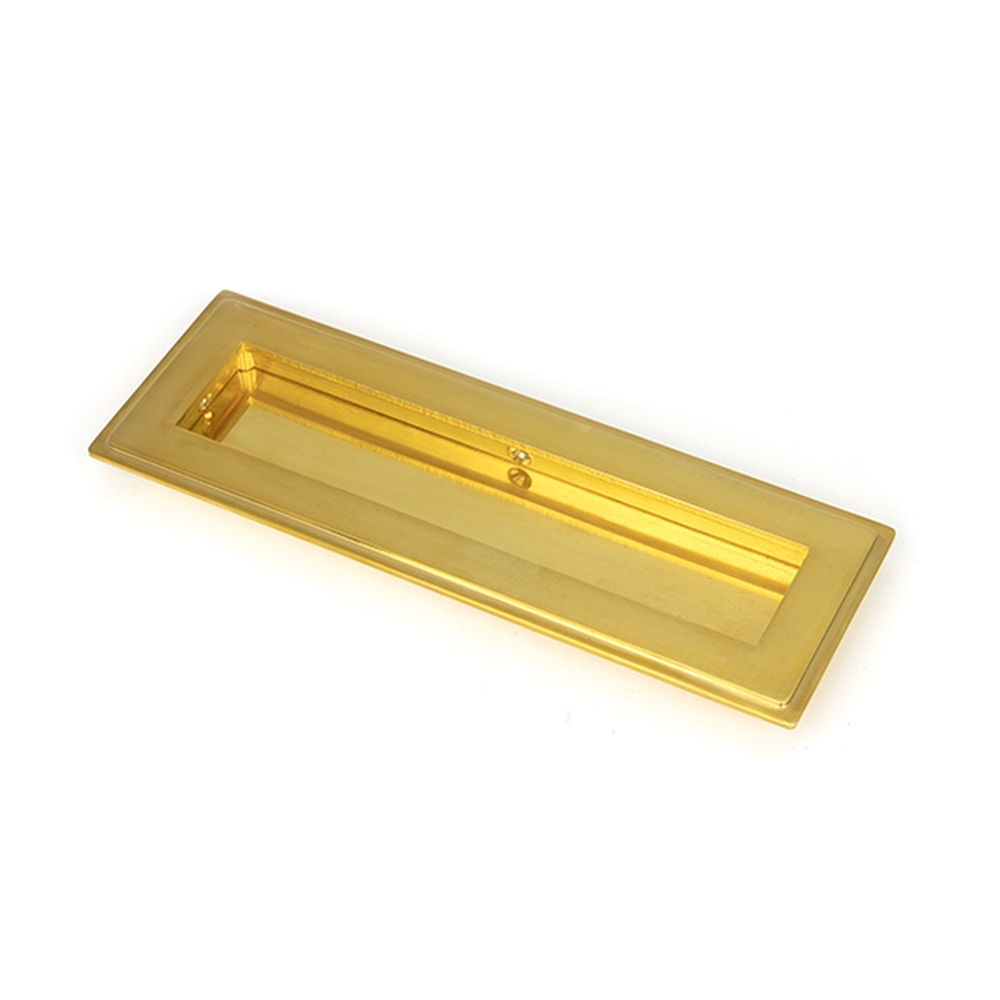 47157  175mm  Polished Brass  From The Anvil Art Deco Rectangular Pull