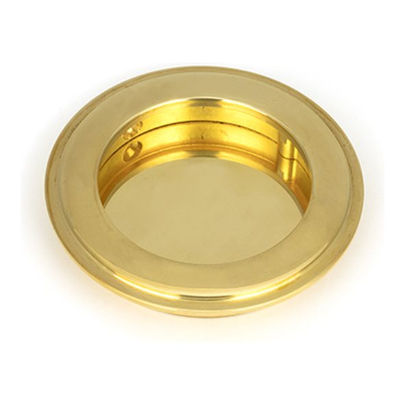 47166 • 75 mm • Polished Brass • From The Anvil Art Deco Round Pull