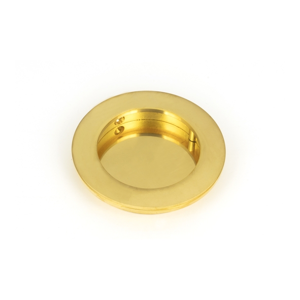 47168 � 75 mm � Polished Brass � From The Anvil Plain Round Pull