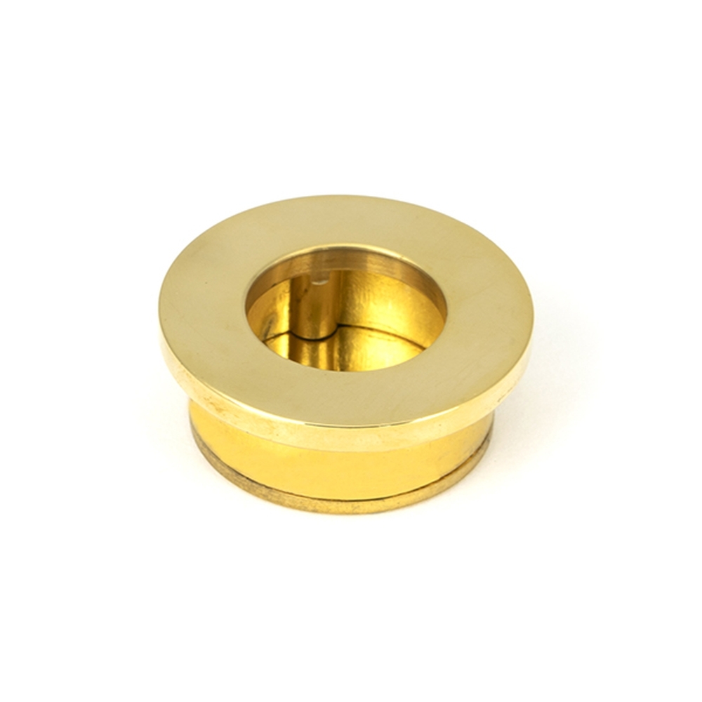 47174 • 34mm • Polished Brass • From The Anvil Round Finger Edge Pull