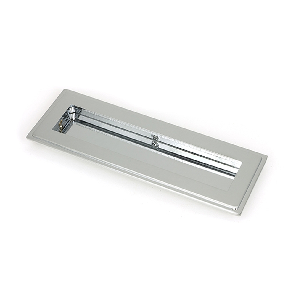 47175  175mm  Polished Chrome  From The Anvil Art Deco Rectangular Pull