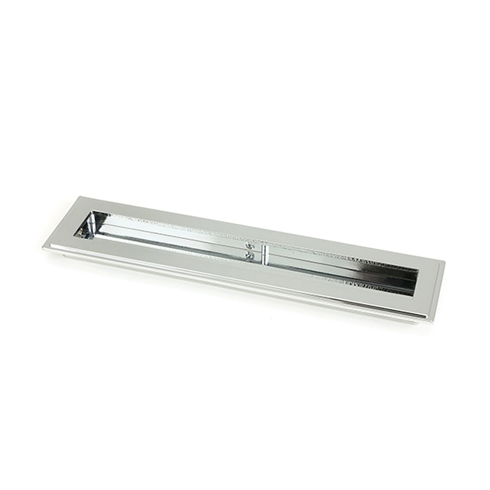 47176  250mm  Polished Chrome  From The Anvil Art Deco Rectangular Pull