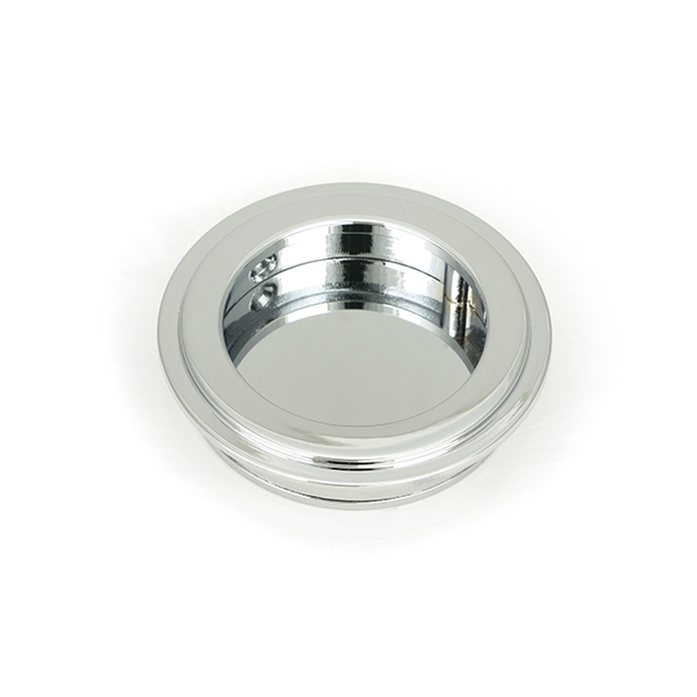 47183  60mm  Polished Chrome  From The Anvil Art Deco Round Pull