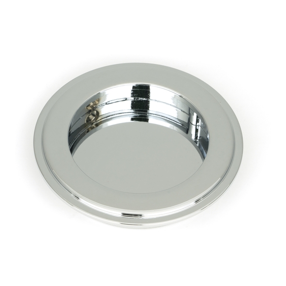 47184 � 75 mm � Polished Chrome � From The Anvil Art Deco Round Pull