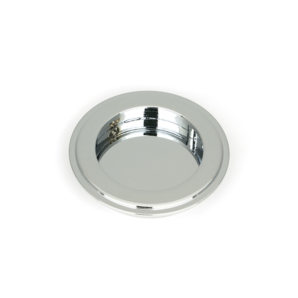 47184  75 mm  Polished Chrome  From The Anvil Art Deco Round Pull