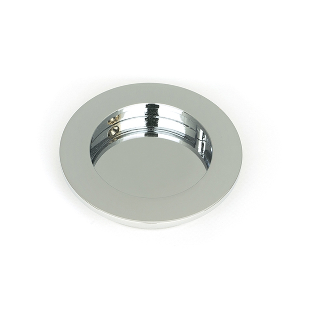 47186  75 mm  Polished Chrome  From The Anvil Plain Round Pull