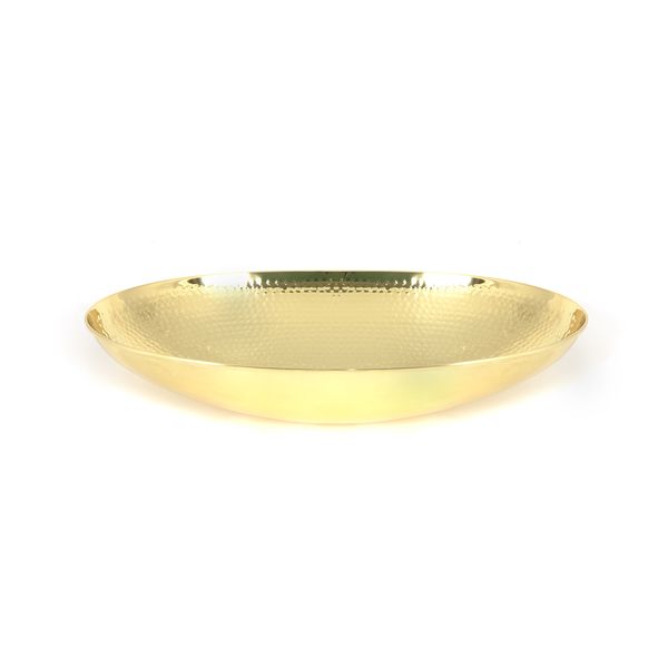 47205 • 590mm • Hammered Brass • From The Anvil Oval Sink