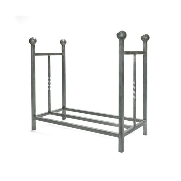 47214 • 530mm • Pewter Patina • From The Anvil Rectangular Log Holder