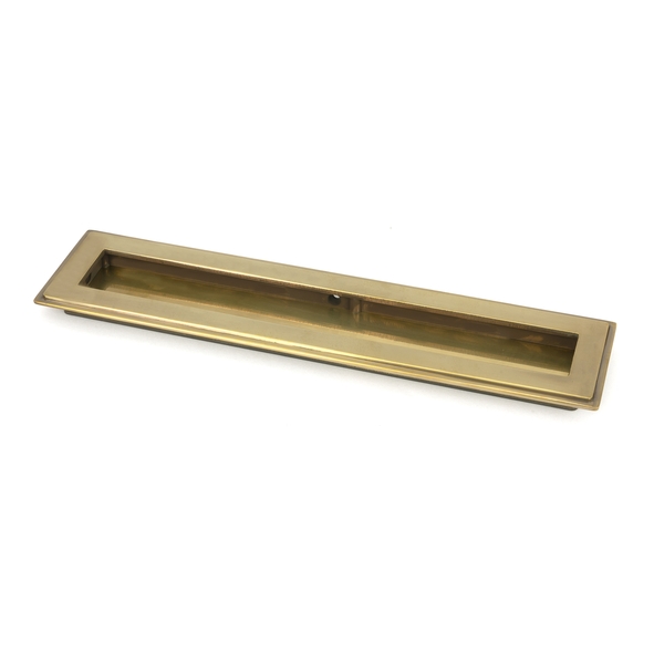 48301 � 250mm � Aged Brass � From The Anvil Art Deco Rectangular Pull