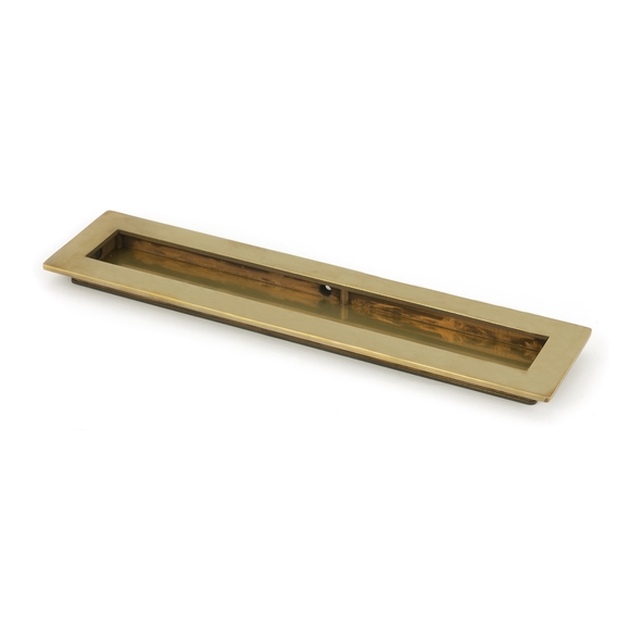 48307 � 250mm � Aged Brass � From The Anvil Plain Rectangular Pull