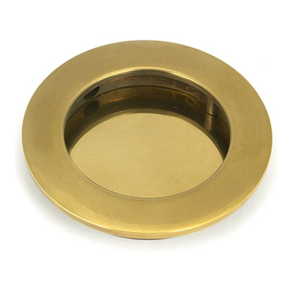 48323 • 75 mm • Aged Brass • From The Anvil Plain Round Pull