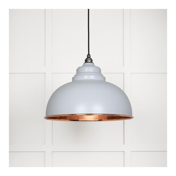 49501SBI • 400mm • Smooth Copper & Birch • From The Anvil Harborne Pendant