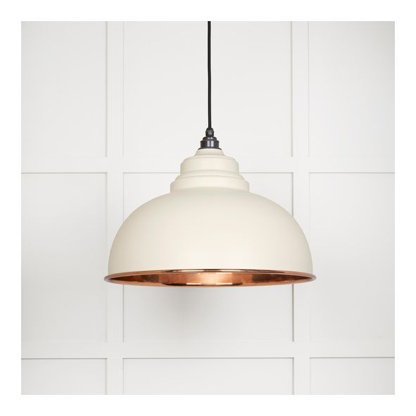 49501STE • 400mm • Smooth Copper & Teasel • From The Anvil Harborne Pendant