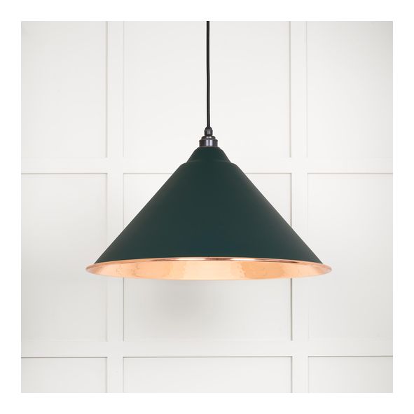 49503DI • 510mm • Hammered Copper & Dingle  • From The Anvil Hockley Pendant