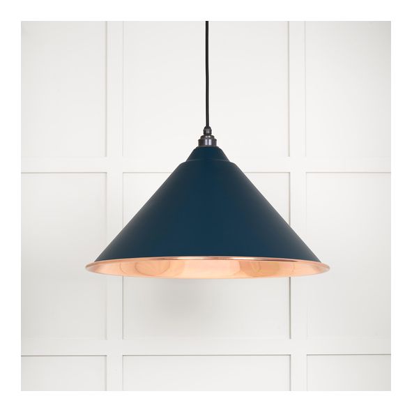49503SDU • 510mm • Smooth Copper & Dusk • From The Anvil Hockley Pendant