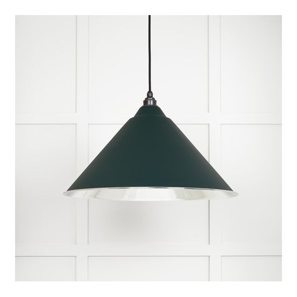 49506DI • 510mm • Smooth Nickel & Dingle • From The Anvil Hockley Pendant
