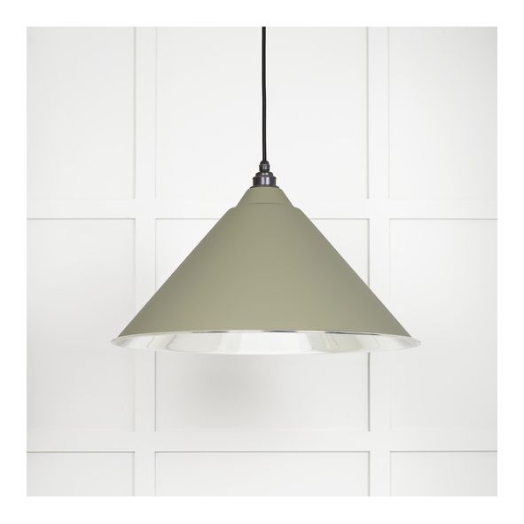 49506TU • 510mm • Smooth Nickel & Tump • From The Anvil Hockley Pendant